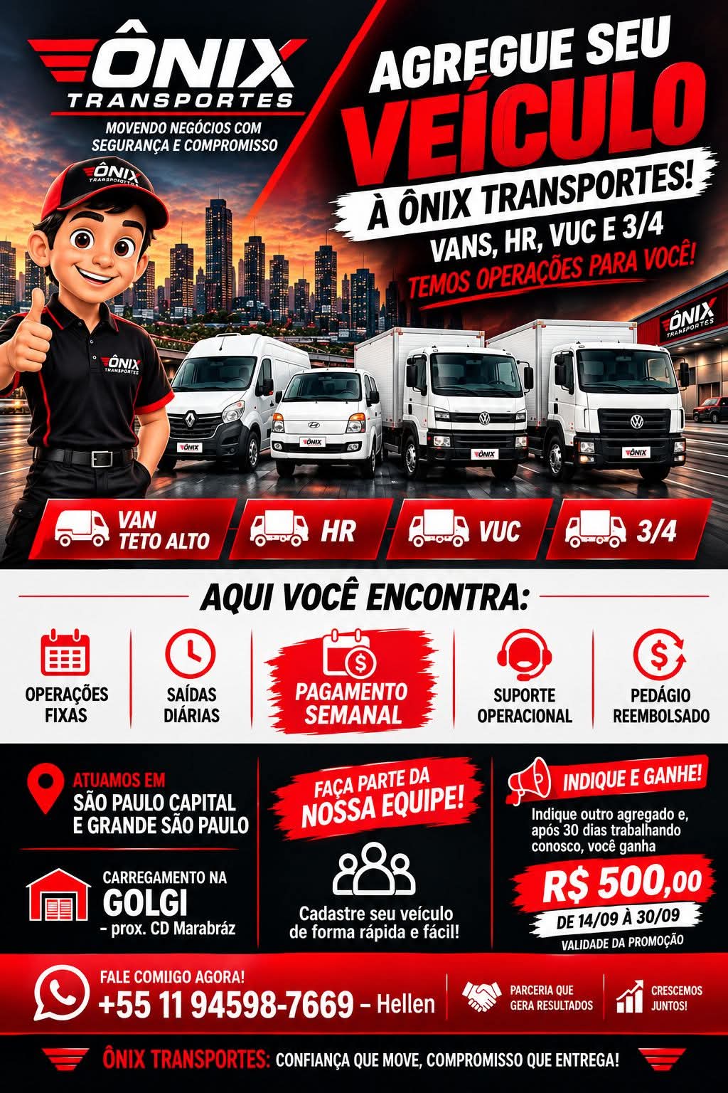 Frete de Jandira  para Barueri 