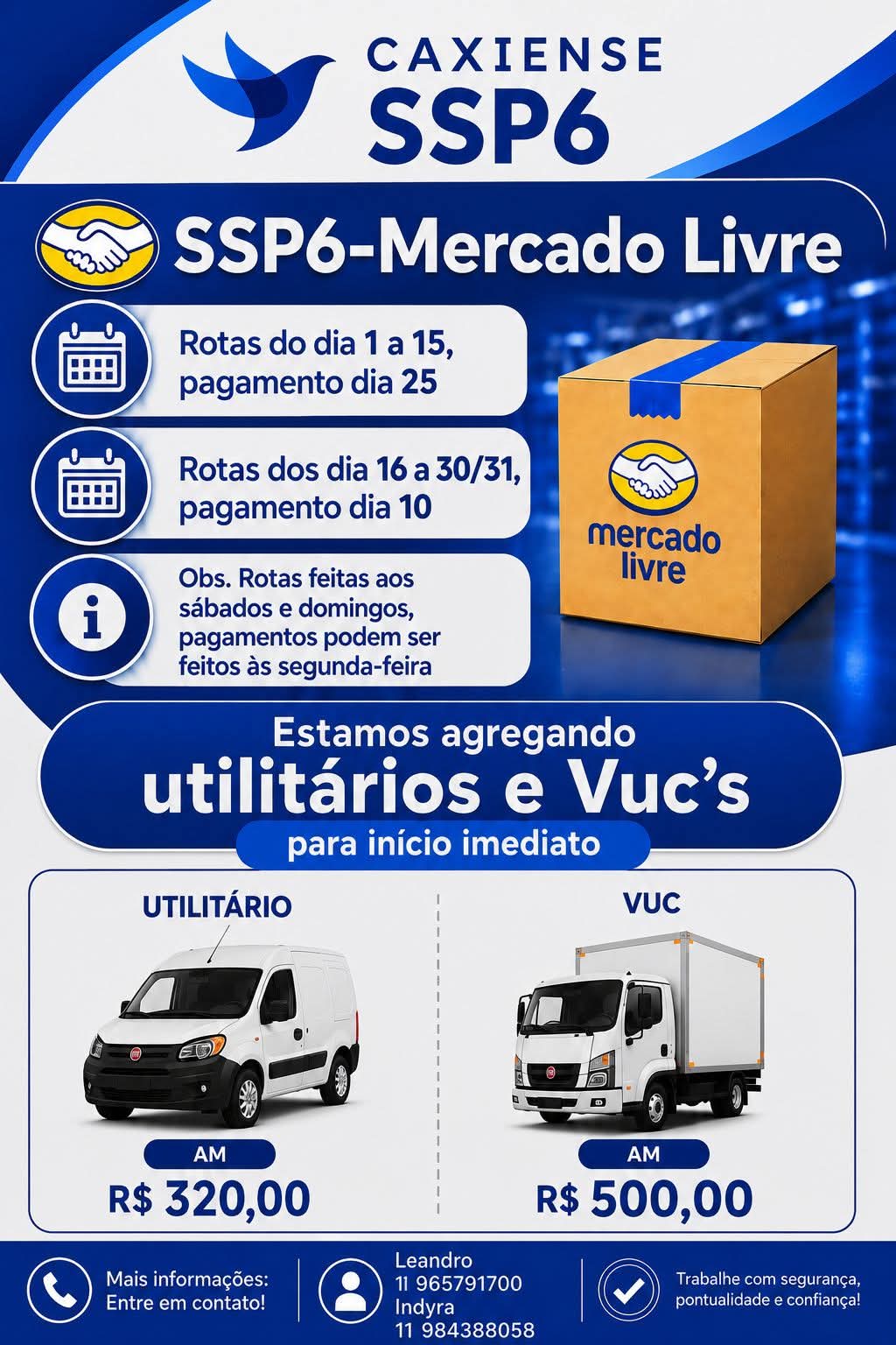 Vaga de agregamento em São Paulo 